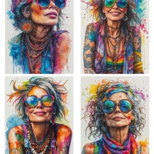 LUCKYfindings quartlets imagery Sheet - gypsy souls