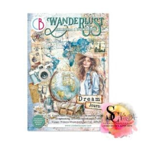 Ciao Bella Wanderlust A4 Junk Journal Ephemera Book (32pcs)