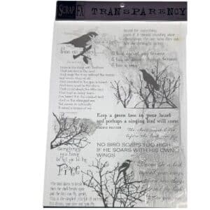 Scrap FX Favourite Birds Transparency