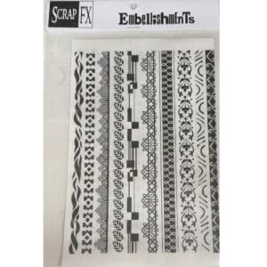 Scrap FX Rice Paper Borders