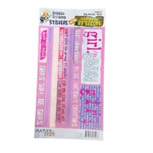 Rebekka Erickson Teenage Attitude Stickers Big Words - Girls