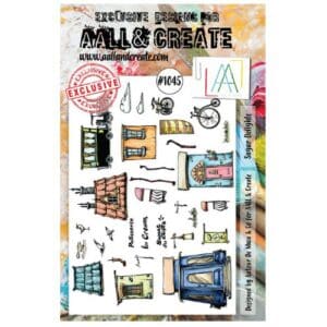 Aall & Create A6 Stamp - #1045 Sugar Delights