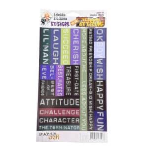 Rebekka Erickson Teenage Attitude Stickers - Dymo Boys