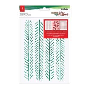 Vicki Boutin Wrapped in Ribbons Set Stencils 3/Pkg