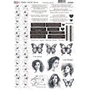 13@rts Women's Powers Stickers - A4 size