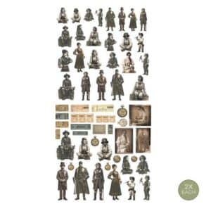 Prima Finnabair Collection Ephemera - Time Travellers