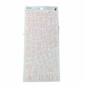 Winterland Alpha Cardstock Stickers 6"x13"