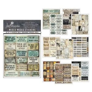 Ciao Bella Mixed Media Stickers – Kind Thoughts