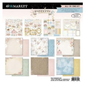 49 and Market Confetti Moments - 12 x 12  ALL-IN-ONE-KIT