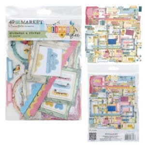 49 And Market Glimmer and Glee - Ephemera & Frames 91 pcs