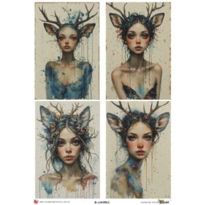 LUCKYfindings quartlets imagery Sheet - enchanted hollow