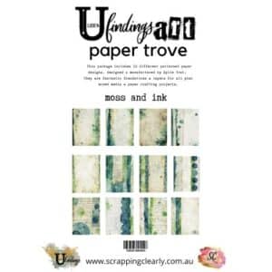 LUCKYfindings paper trove - moss and ink