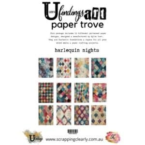 LUCKYfindings paper trove - harlequin nights
