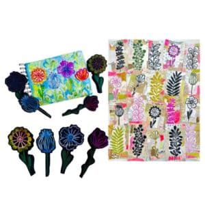 Art Foamies Susanne Randers for Fodder School | Growing a Garden | Foam Stamps - Set of 4