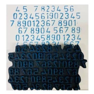 Art Foamies Donna Downey Mixed Up Numbers | Foam Stamps