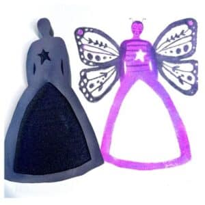 ArtFoamies Kae Pea | Wings to Fly | Foam Stamp