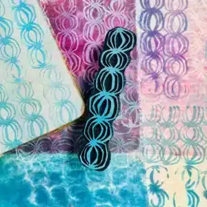 Art Foamies Susan Rossiter for Fodder School | Mod Border | Foam Stamp