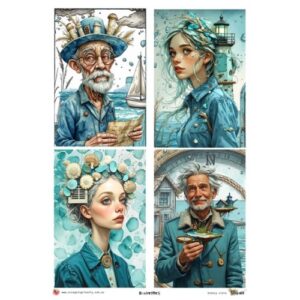 LUCKYfindings quartlets imagery Sheet - breezy vista