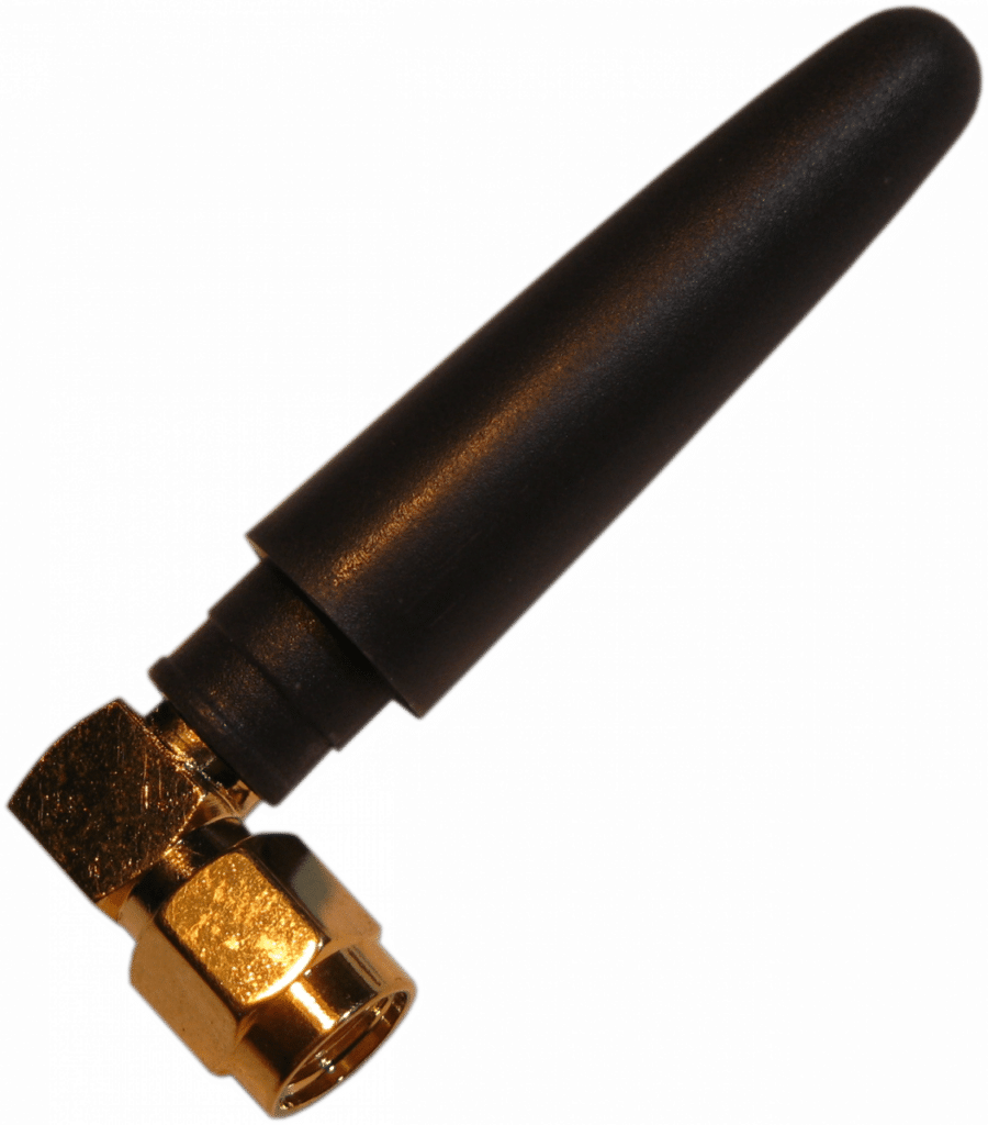 ANTENNA 900MHZ 2DBI RIGHT ANGLE MONOPOLE (RPSMA)