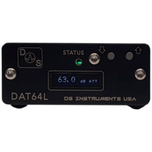 DS Instruments DAT64L programmable RF step attenuator 6GHz, 63dB