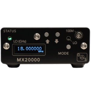 DS Instruments MX20000 RF Mixer and LO Generator and MX20000-E 12-22GHz RF Mixer w/Ethernet.