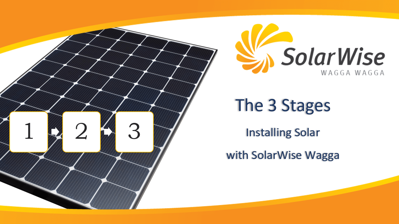 The 3 stages of installing solar power with solarwisewwcomau ...