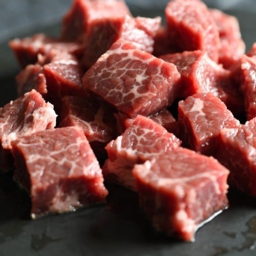 Premium Diced Beef Cubes | Fresh Stewing Beef