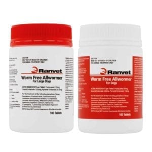 Ranvet Worm Free Allwormer for Dogs