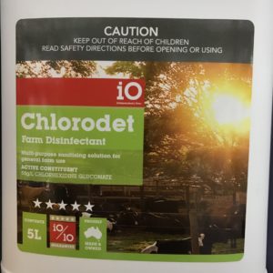 iO Chlorodet Farm Disinfectant 5L