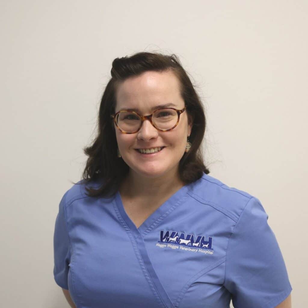 Veterinarian with glasses portrait at Wagga Vet hospital