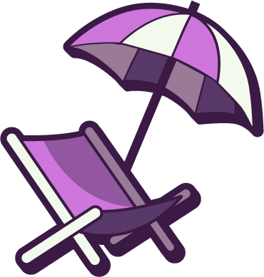 Purple Chair Icon
