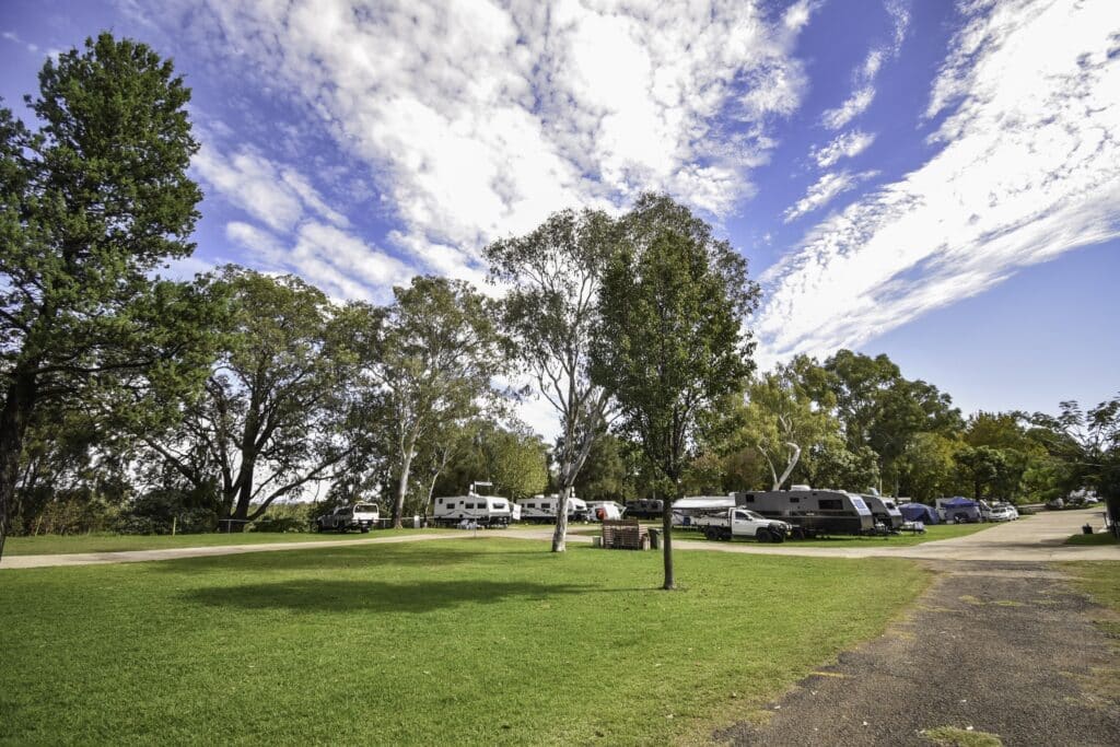 a caravan park in Tamworth NSW